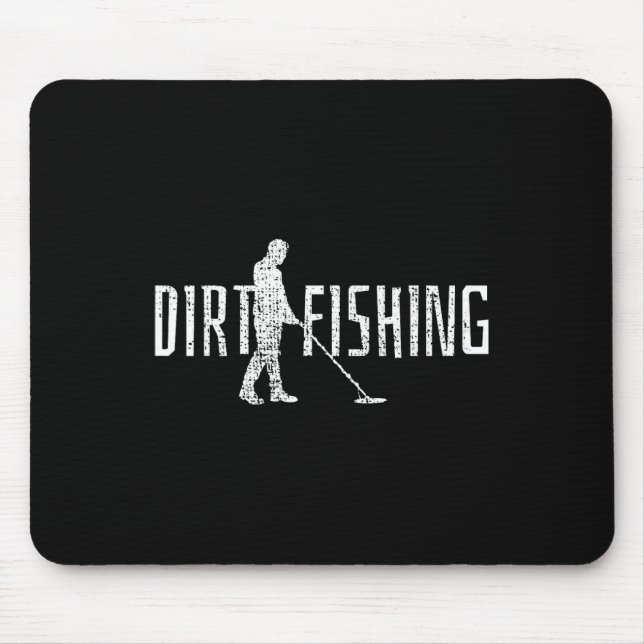 Metal Detecting Detector Detection Fishing  Mouse Pad (Front)