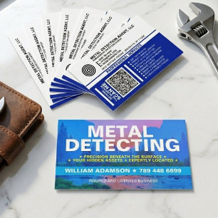 Metal Detecting / Detector (Treasure Relic Hunter) Business Card