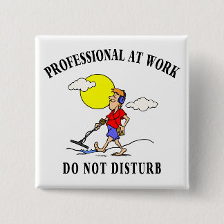 Metal Detecting Gifts 2 Inch Square Button