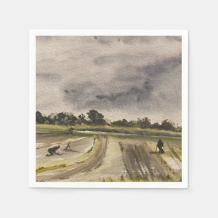 Metal Detecting In The Fields 2 Napkin