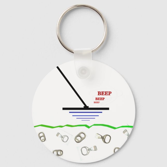 Metal Detecting Keychain (Front)