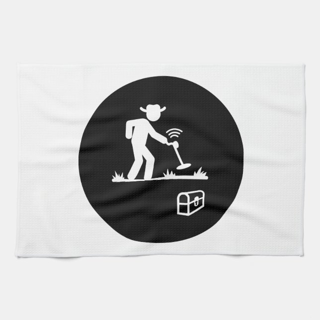 Metal Detecting Kitchen Towel (Horizontal)