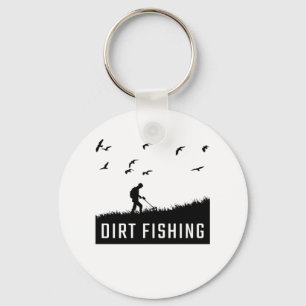 Metal Detecting Metal Detector Keychain