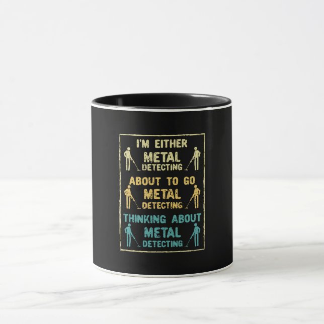Metal Detecting Metal Detector Mug (Center)