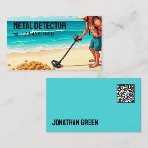 Metal Detecting QR Business Card