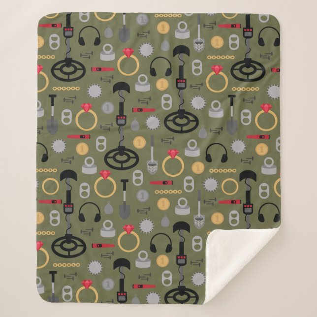 Metal Detecting Sherpa Blanket (Front)