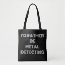 METAL DETECTING Tote shopping BAG detectorist