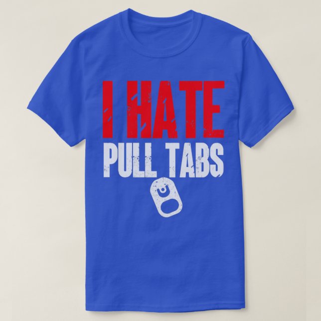 Metal Detecting Treasure Hunt Detectorist I hate p T-Shirt (Design Front)