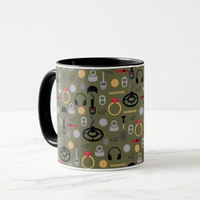 Métal Détection de la Mug (Devant gauche)