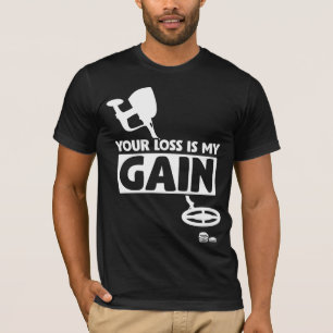 Metal Detector Beach Coin Treasure Hunting T-Shirt