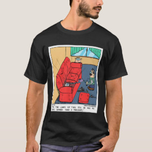 Metal Detector The Couch Funny Prospecting Novelty T-Shirt