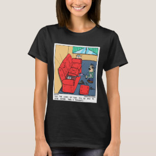 Metal Detector The Couch Funny Prospecting Novelty T-Shirt
