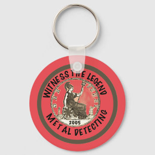 Metal Detectorist 21st Birthday  Keychain