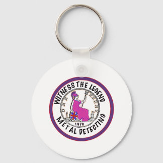 Metal Detectorist 50th Birthday Keychain