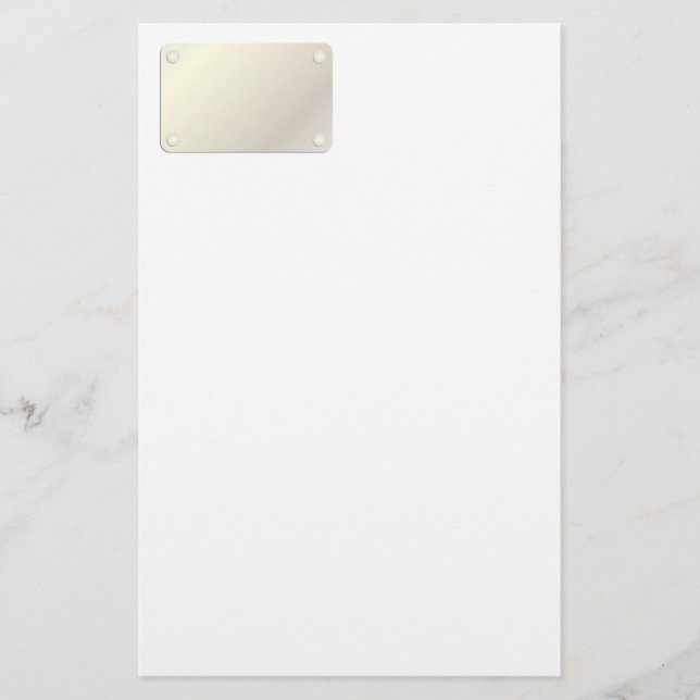 Metal diamond pattern stationery (Front)