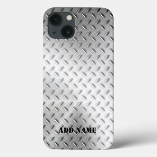 Metal Diamond Tread Texture iPhone 13 Case