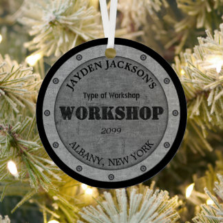 Metal Effect Shop Workshop Shed Man Cave Ornament