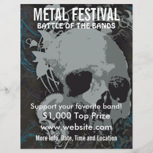 Metal Festival Music Flyer