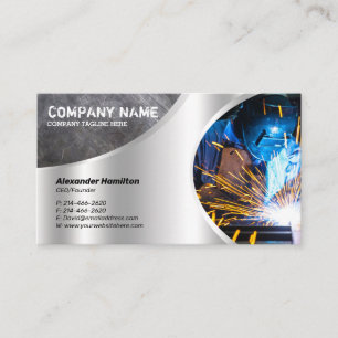 Metal Finish Business Card design