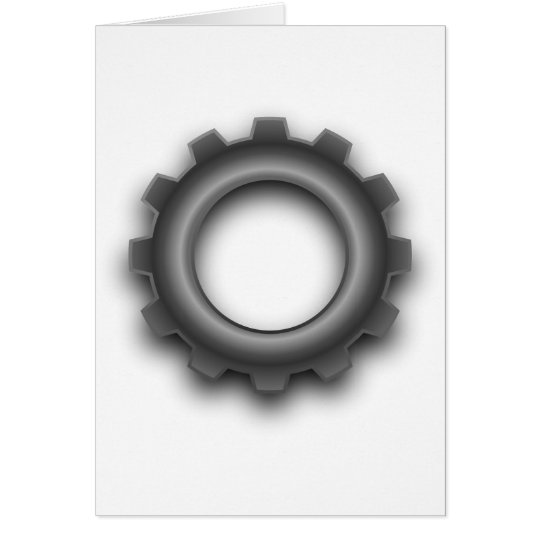 Metal Gear Cog Greeting Cards