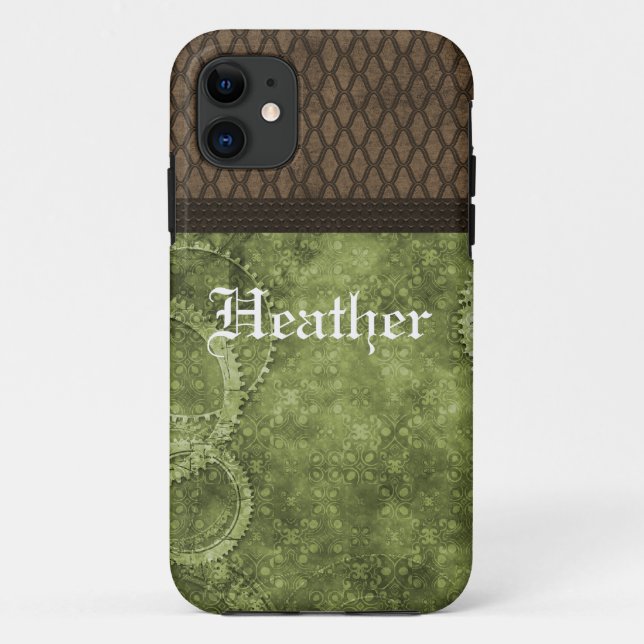 Metal Gear Steampunk BT iPhone 5 Case, Green Case-Mate iPhone Case (Back)