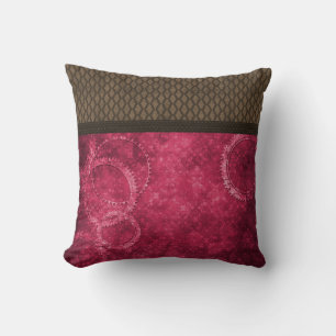 Metal Gear Steampunk Pillow, Pink Throw Pillow
