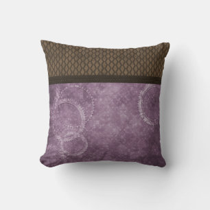 Metal Gear Steampunk Pillow, Purple Throw Pillow