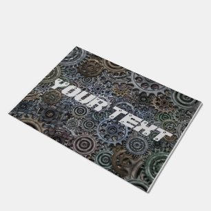 Metal Gears Industrial Style Doormat