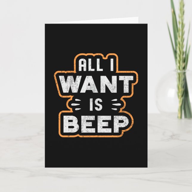 Metal Gold Detecting Detectorist Gift Idea Card (Front)