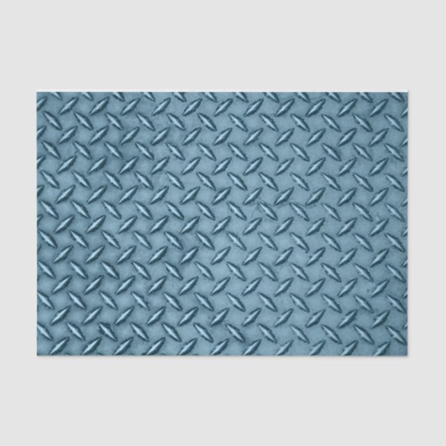 Metal Grid Industrial Pattern Tissue Paper (Front)