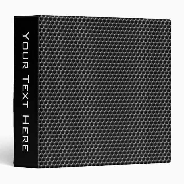 Metal grid pattern - background binder (Front/Spine)