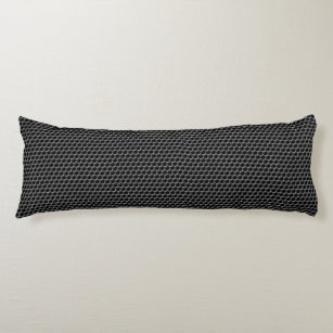 Metal grid pattern - background body pillow