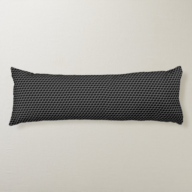 Metal grid pattern - background body pillow (Front)