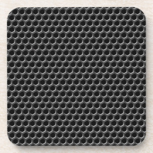 Metal grid pattern - background coaster