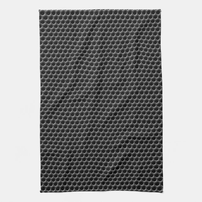 Metal grid pattern - background kitchen towel (Vertical)
