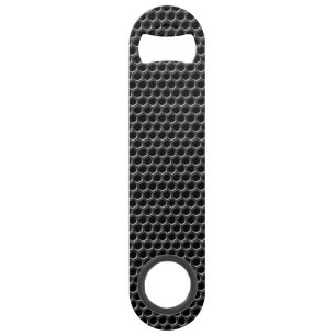 Metal grid pattern - background speed bottle opener