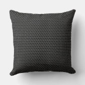 Metal grid pattern - background throw pillow (Back)