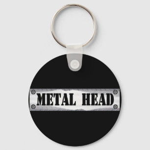 Metal Head Keychain