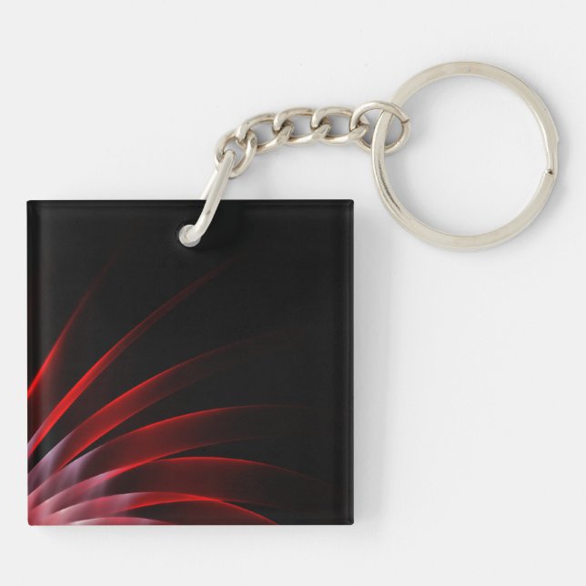 Metal Heart Keychain (Back)