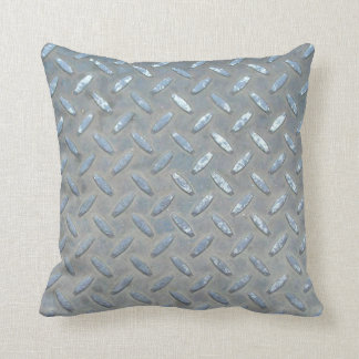 Metal Iron Steel Throw Pillow