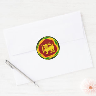 Metal Keychain Classic Round Sticker