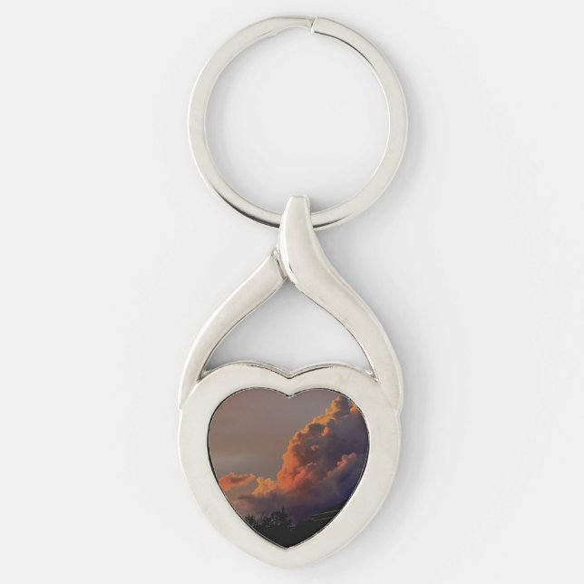 Metal Keychain(customized wording on back) Keychain (Front)