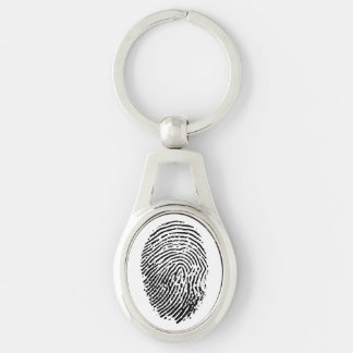 Metal Keychain: Finger Print Keychain