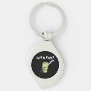 Metal Keychain, May I Be Frank, Frankenstein Keychain