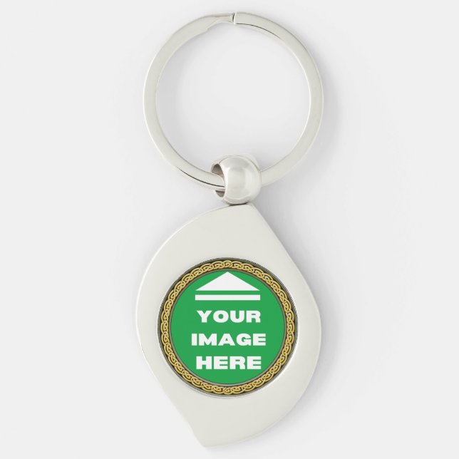 Metal Keychain - Personalized - Add Image / Text (Front)