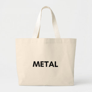 metal large tote bag