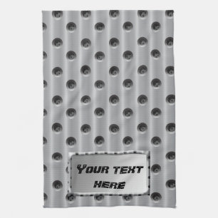 Metal-Look Kitchen Towel