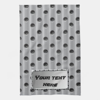 Metal-Look Kitchen Towel