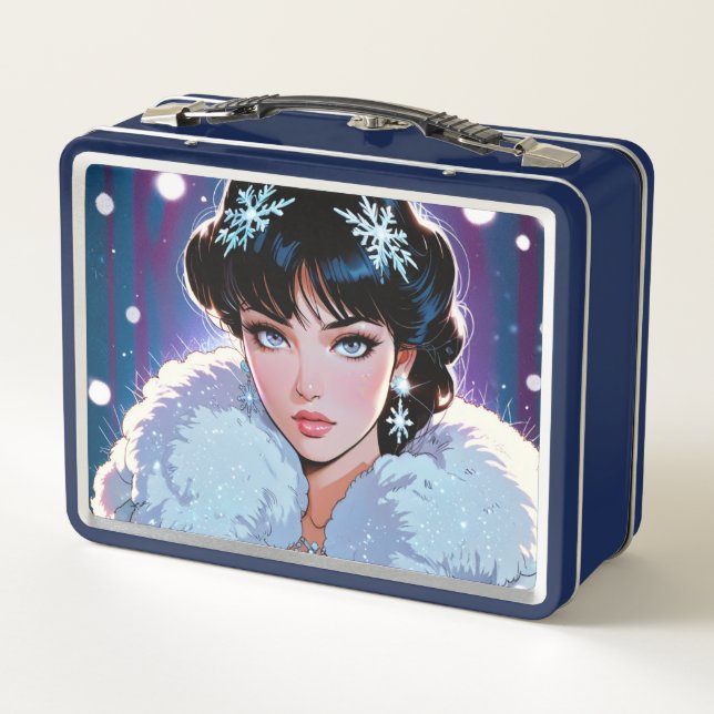 Metal Lunchbox (Cosmetic box) (Back)