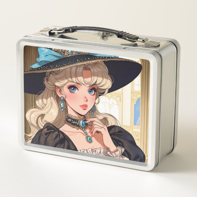 Metal Lunchbox/cosmetics box  (Back)